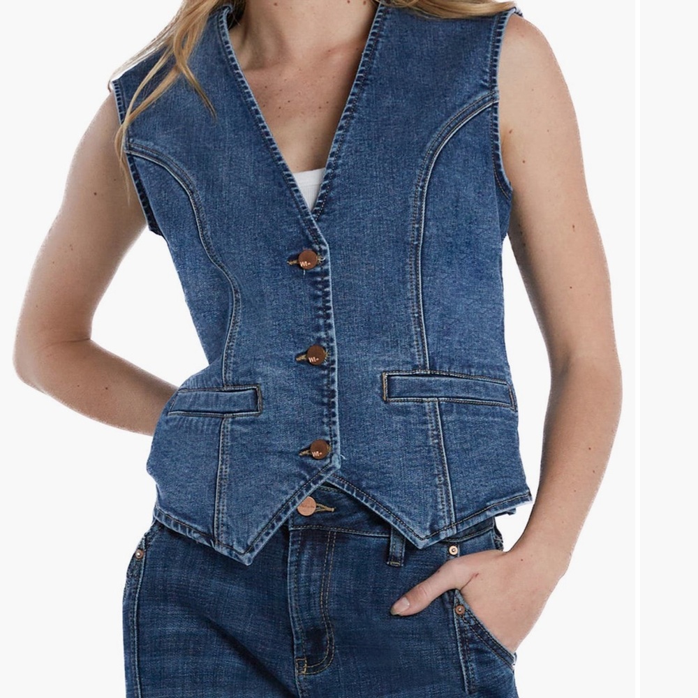 Wash Lab Denim Vest